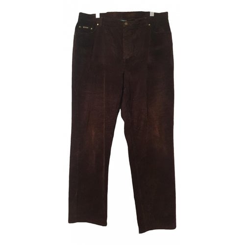 Pre-owned Ralph Lauren Trousers In Brown