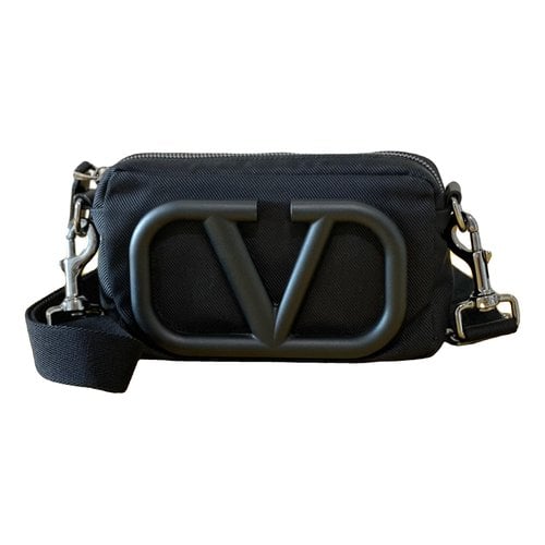 Pre-owned Valentino Garavani Cloth Bag In Black