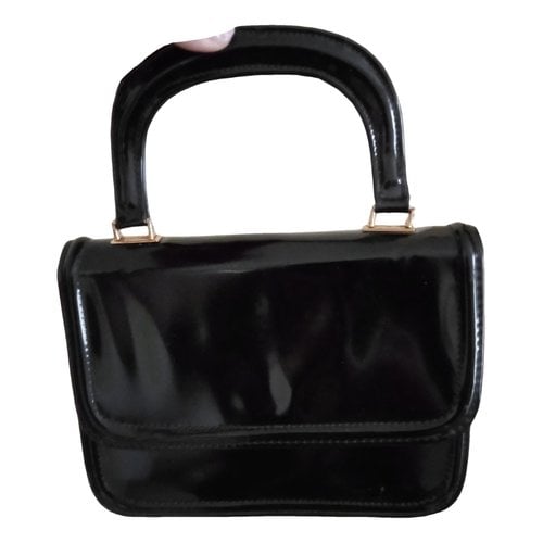 Pre-owned American Vintage Patent Leather Handbag In Black