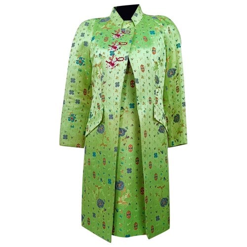 Pre-owned Christian Lacroix Coat In Green