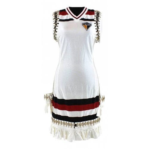 Pre-owned Burberry Mini Dress In White