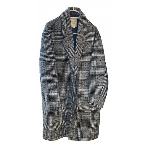Pre-owned Jack & Jones Wool Coat In Grey