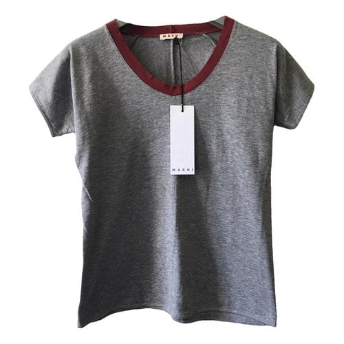 Pre-owned Marni T-shirt In Grey