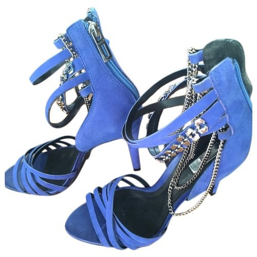 Pre-owned Schutz Leather Heels In Blue