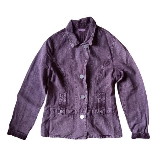 Pre-owned Max & Co Jacket In Purple