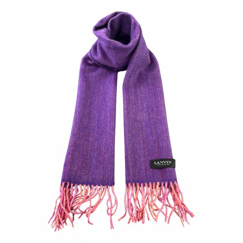 Pre-owned Lanvin Cashmere Scarf In Other