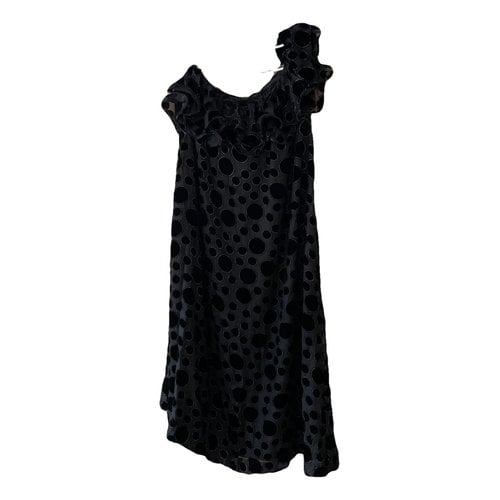 Pre-owned Stine Goya Velvet Mid-length Dress In Black