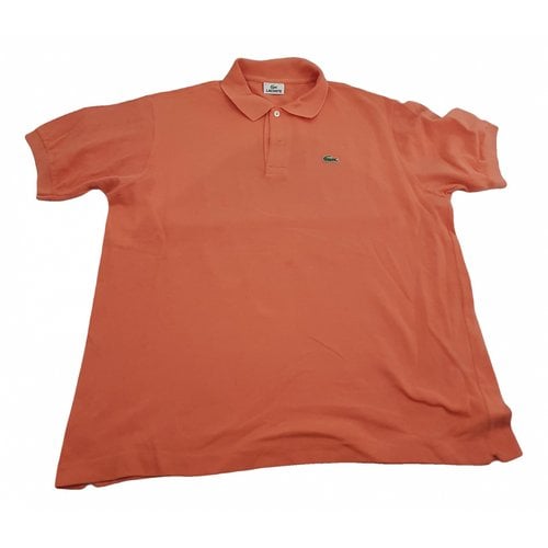 Pre-owned Lacoste Polo Shirt In Orange