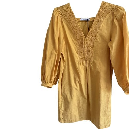 Pre-owned Dorothee Schumacher Mid-length Dress In Yellow