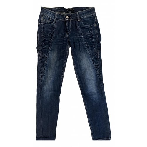 Pre-owned Denny Rose Straight Jeans In Blue
