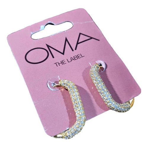 Pre-owned Oma The Label Earrings In Gold