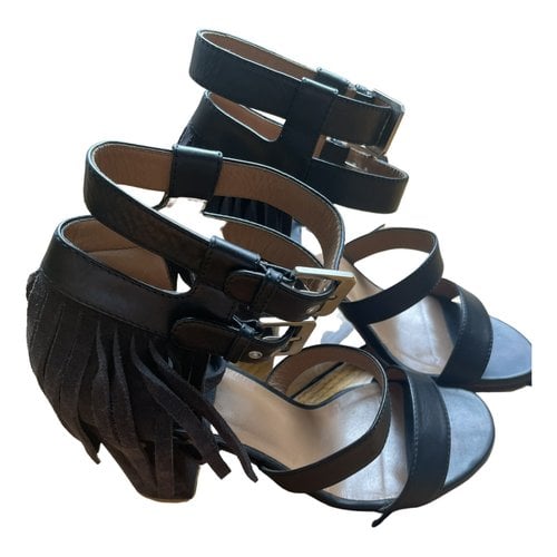 Pre-owned Laurence Dacade Leather Sandals In Grey