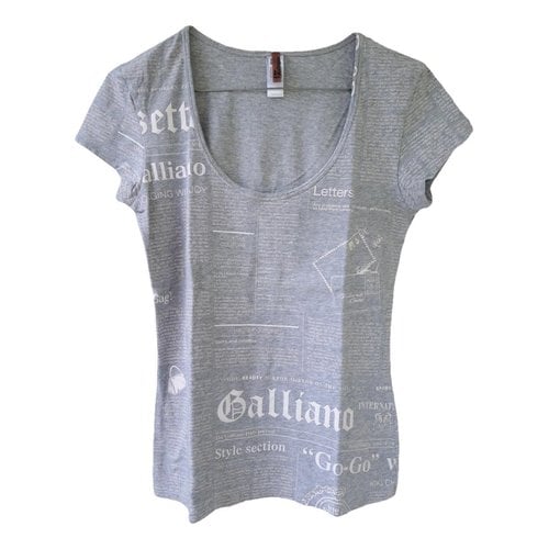 Pre-owned Galliano T-shirt In Grey