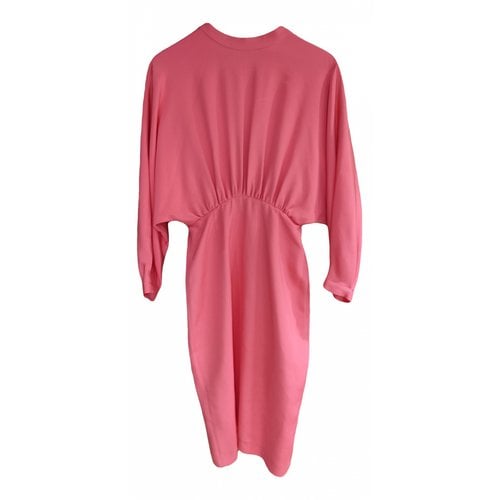 Pre-owned Emilia Wickstead Silk Mid-length Dress In Pink