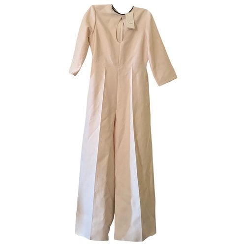 Pre-owned Gucci Silk Jumpsuit In Other