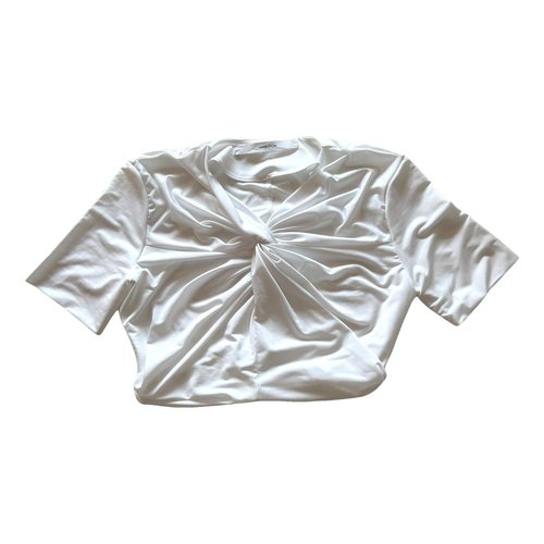 Pre-owned Pushbutton Top In White