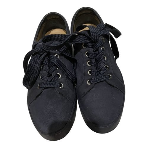 Pre-owned Max Mara Lace Ups In Blue