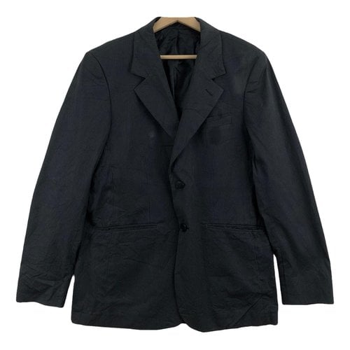 Pre-owned Agnès B. Wool Coat In Black