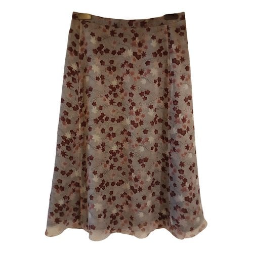 Pre-owned Max & Co Silk Mid-length Skirt In Multicolour