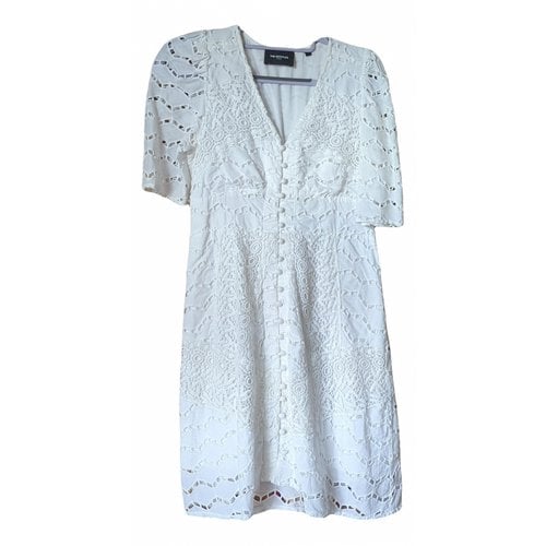Pre-owned The Kooples Mini Dress In White