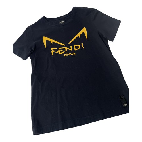Pre-owned Fendi T-shirt In Black