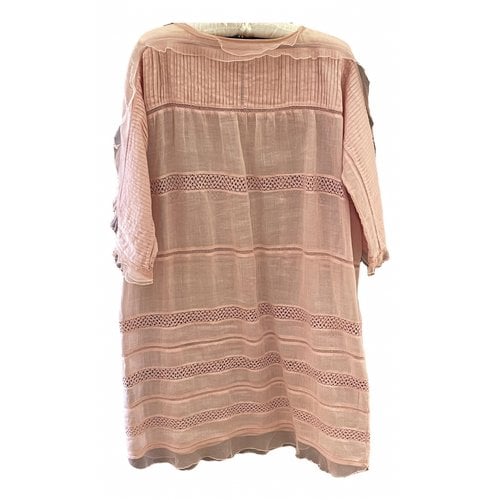 Pre-owned Isabel Marant Silk Mini Dress In Pink