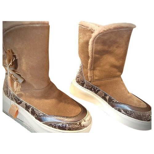Pre-owned Alma En Pena Leather Snow Boots In Multicolour