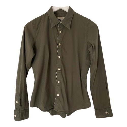 Pre-owned Burberry Shirt In Khaki