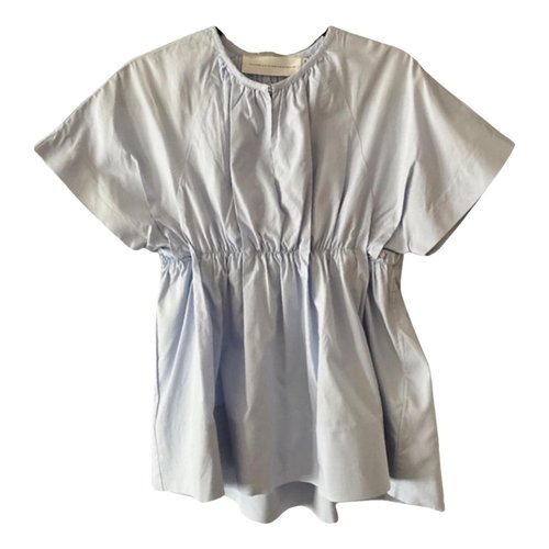 Pre-owned Victoria Victoria Beckham Blouse In Blue