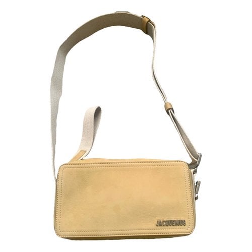 Pre-owned Jacquemus Leather Bag In Beige