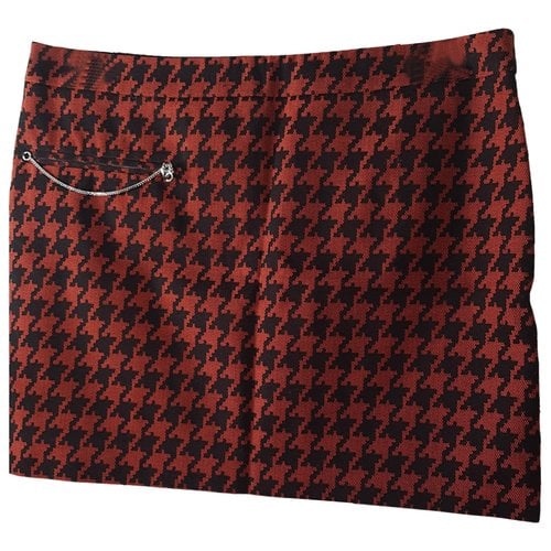 Pre-owned Stella Mccartney Wool Mini Skirt In Red