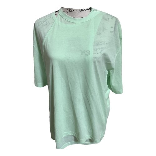 Pre-owned Y-3 T-shirt In Green
