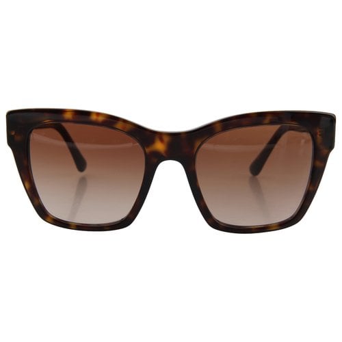 Pre-owned Dolce & Gabbana Sunglasses In Brown