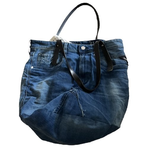 Pre-owned Replay Tote In Blue