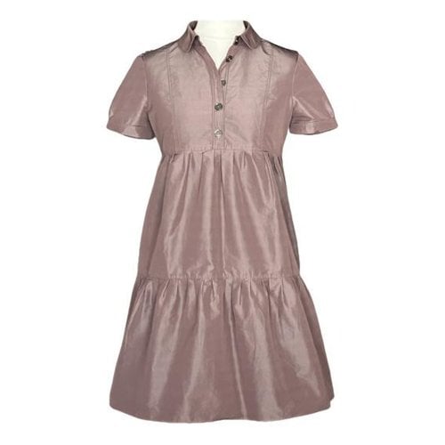 Pre-owned Burberry Mid-length Dress In Purple