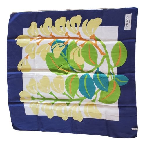 Pre-owned Jean Patou Silk Handkerchief In Multicolour