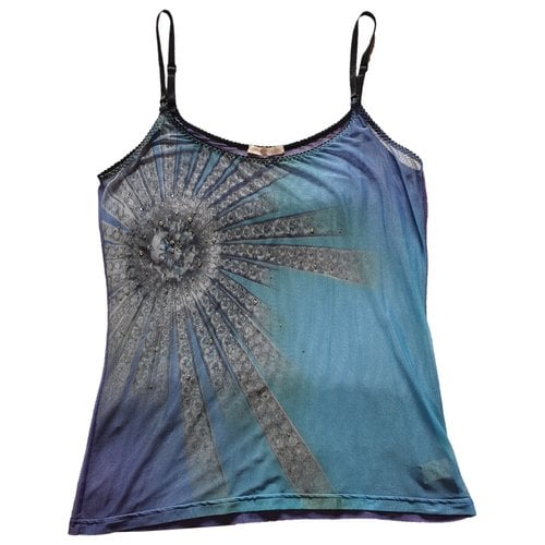 Pre-owned Roberto Cavalli Camisole In Turquoise