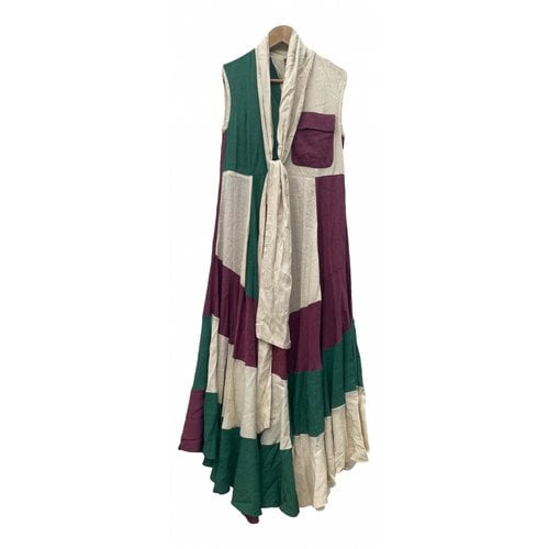Pre-owned Golden Goose Maxi Dress In Multicolour