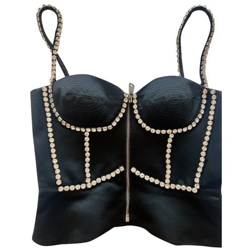 Pre-owned Area Corset In Black