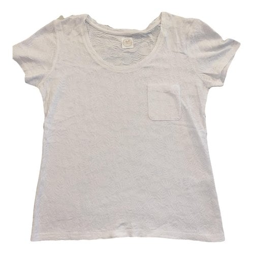 Pre-owned Des Petits Hauts T-shirt In White