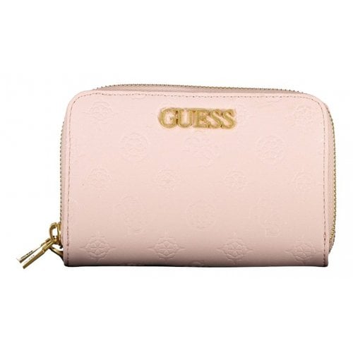 Pre-owned Guess Wallet In Pink