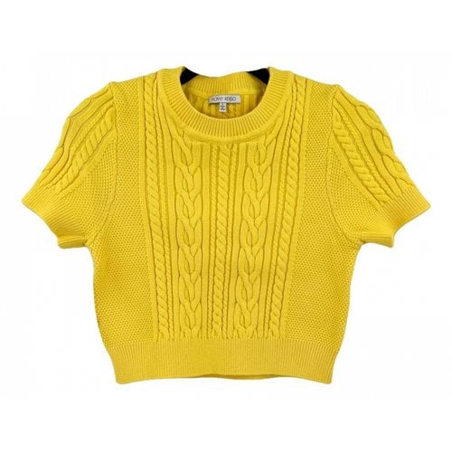 Pre-owned Ronny Kobo Top In Yellow