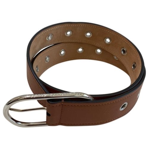 Pre-owned Acne Studios Leather Belt In Camel