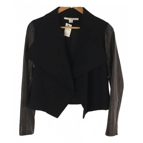 Pre-owned Diane Von Furstenberg Jacket In Black