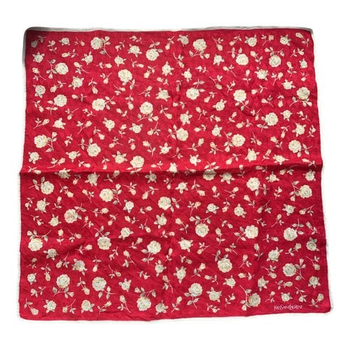 Pre-owned Saint Laurent Scarf In Red