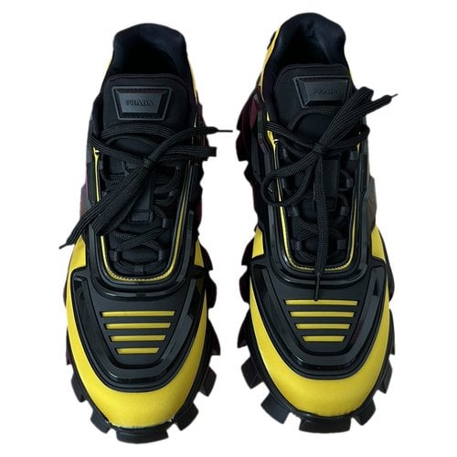 Pre-owned Prada Cloudbust Thunder Low Trainers In Yellow