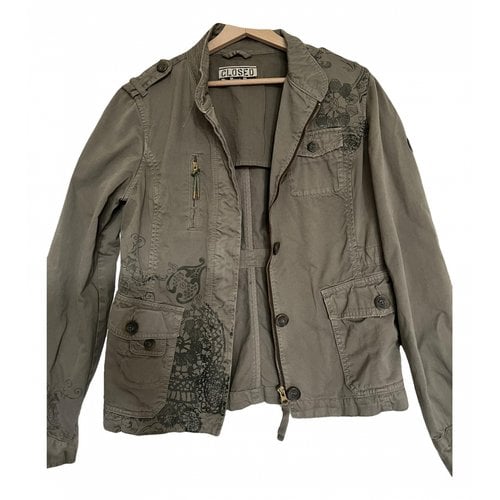 Pre-owned Closed Jacket In Khaki