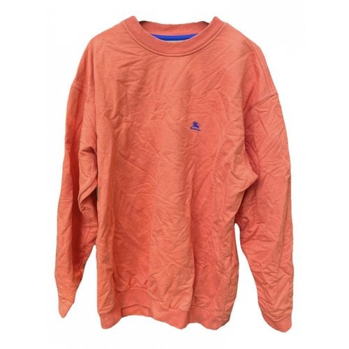 Pre-owned Burberry Sweatshirt In Orange