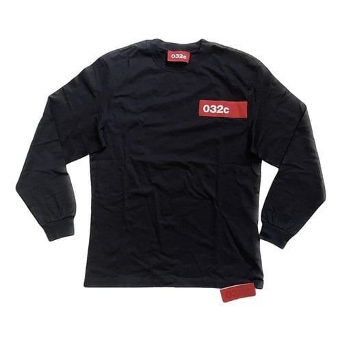 Pre-owned 032c T-shirt In Black
