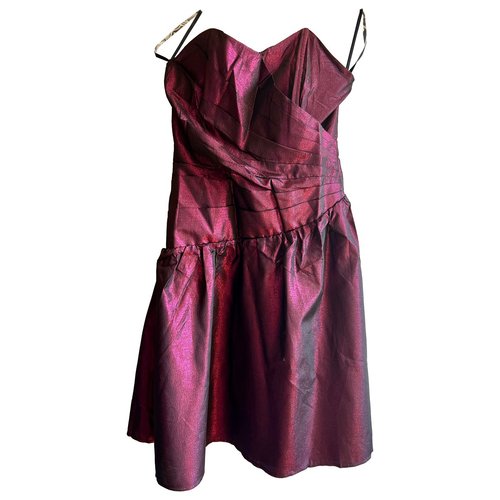 Pre-owned Unisa Mid-length Dress In Purple